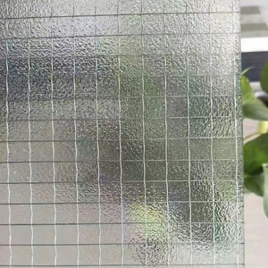 Bền chất lượng cao 6mm rõ ràng khuôn mẫu thủy tinh cho trong nhà trang trí Tempered Glass thấp sắt kết cấu mô hình moru sáo Kính - Product Image 1