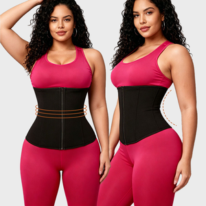 Fascia Modellante per la Vita con Cerniera e Ganci, Guaina Dimagrante Donna, Doppia Compressione in Neoprene, Trainer per la Vita Femminile - Product Image 3