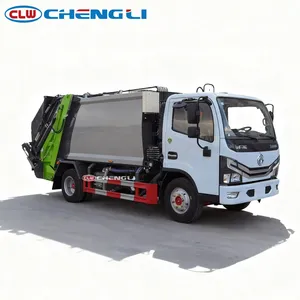 Camión Compactador de Basura Dongfeng D6 4X2 Fácil de Operar, con Tolva Triangular y Tanque de Gran Capacidad de 6000L - Product Image 1