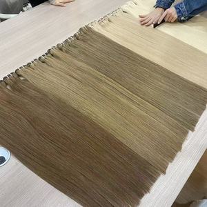 Extensions de <span class=keywords><strong>cheveux</strong></span> <span class=keywords><strong>Remy</strong></span> péruviens 28 pouces pour femmes, noir naturel/blond/brun/coloré, <span class=keywords><strong>cheveux</strong></span> humains, double trame machine - Product Image 5