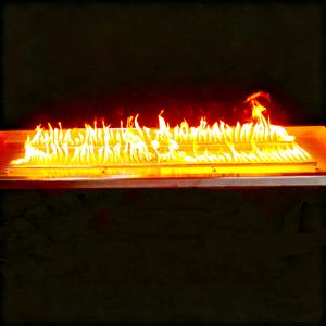 आउटडोर फायर पिट टेबल के लिए 74 इंच स्टेनलेस स्टील बड़ा आयताकार गैस फायर पिट बर्नर किट सिस्टम - Product Image 1