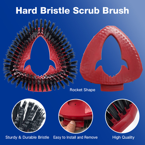 Brosse de nettoyage profond pour carrelage, poils non rayants, pour serpillière Vileda <span class=keywords><strong>Turbo</strong></span> EasyWring, usage intensif - Livraison directe - Product Image 3