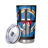 Mug de voyage personnalisé à thème Saipan avec impression graphique, idéal pour la maison, le bureau, les activités de plein air et comme cadeau pour les occasions spéciales