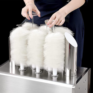 Machine à polir les verres à vin électriques, polisseuse de verres commerciale, avec lave-verres à 3/5/8 têtes - Product Image 5