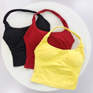 Camiseta Deportiva sin Mangas para Mujer, Transpirable, para Gimnasio, Ejercicio, Yoga, Ropa Deportiva, Camiseta sin Mangas, Chaleco Deportivo sin Espalda para Correr - Product Image 1