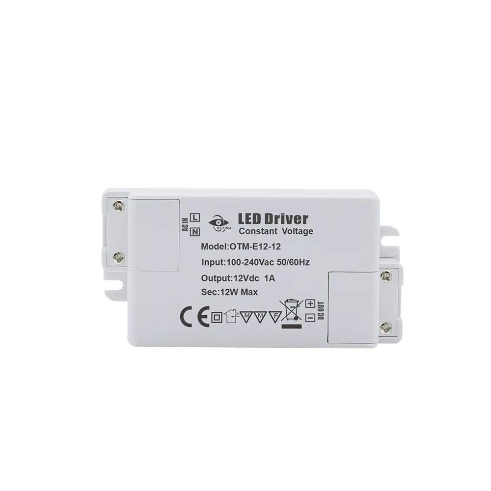 CE RoHS IP20 12W 15W 18W 24W 30W 60W 12V 24V LED-Treiber mit konstanter Spannung