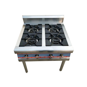 Free Standing Ristorante In Acciaio Inox Stufa A Gas Bruciatore di 3 - Product Image 3