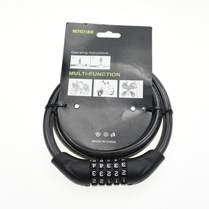 YH1888 Antirrobo Código de 5 dígitos 10*1200mm Bloqueo de cable de bicicleta de acero para ciclismo - Product Image 6