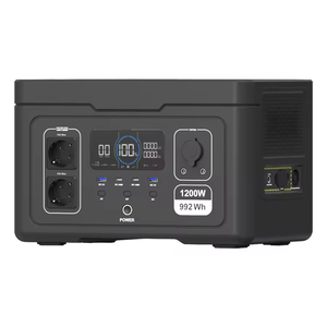 Estación de Energía Portátil Más Vendida para el Hogar, Batería Lifepo4, Carga Rápida Móvil, Solar, 600w 256WH 1200W 992WH - Product Image 2