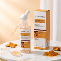 Sérum Anti-Âge Liquide Original Hydratant en Gros à l'Extrait de Curcuma, Acide Kojique, Vitamine C et Acide Hyaluronique