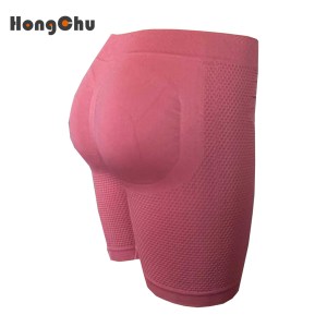 Pantalones cortos de gimnasio transpirables ecológicos para mujer, pantalones de yoga para entrenamiento con lavado impermeable y de colores con un elegante diseño de botín cuadrado - Product Image 1