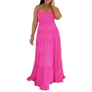 Vestidos Maxi Boho de Moda para Mujer, Tallas Grandes, Casuales de Verano - Product Image 4