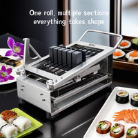 Machine à couper les rouleaux de sushi manuelle, outil de découpe de sushi commercial, modèle JC-90, garantie 1 an