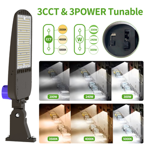 <span class=keywords><strong>Éclairage</strong></span> <span class=keywords><strong>extérieur</strong></span> en alliage d'aluminium IP65 du crépuscule à l'aube, 300W <span class=keywords><strong>3000K</strong></span>/<span class=keywords><strong>4000K</strong></span>/5000K, lampadaire LED pour parking - Product Image 6