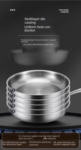 Pure Titanium Hammered Frying Pan for Professional Kitchen Cooking - Product Image 6