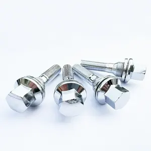 Nuevo 8 Uds 17mm pernos de <span class=keywords><strong>rueda</strong></span> tuercas pernos <span class=keywords><strong>tornillos</strong></span> 12X1.25 Compatible <span class=keywords><strong>Peugeot</strong></span> 206 207 208 308 407 508 1007 Citroen C2 C3 C4 piezas de <span class=keywords><strong>rueda</strong></span> - Product Image 4