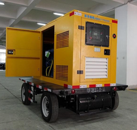 30KVA XGY-26 AC Mobiler Einphasiger Geräuscharmer Schalldichter Generator Anhängermontiert 400V/230V/220V 50/60Hz 24V DC Start Wasser 1800 U/min