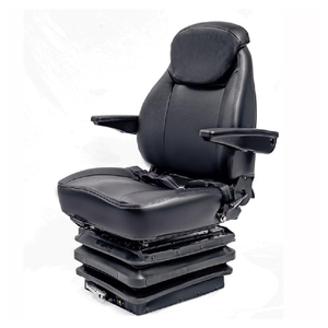 Siège de tracteur TRACKLESS MT en cuir et acier de haute qualité, 2005-2010, imperméable, accoudoir réglable en angle, luxe, T&H International Lawn - Product Image 4