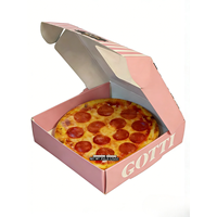 Boîtes à pizza personnalisées de qualité alimentaire, anti-odeur, avec fermeture éclair et fenêtre thermoscellable pour bonbons et snacks