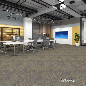 Carreaux de tapis carrés ignifuges support de <span class=keywords><strong>bitume</strong></span> étanche usage commercial bureau salon salle de sport salle de billard centre commercial - Product Image 5