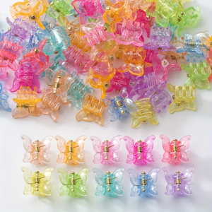 Horquilla para el pelo de niña con diseño de mariposa pequeña, estilo dulce y colorido, a la moda y con personalidad, 2026, joyería al por mayor - Product Image 1