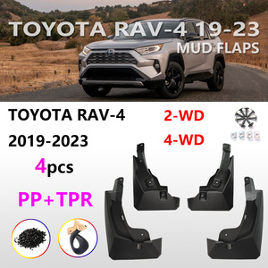 Guardabarros para Toyota RAV4 2022, 4 Piezas, PP TPR Negro, para 2.0 4WD - Product Image 4