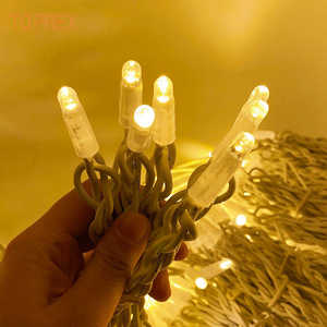 สายไฟแอลอีดีติดกลางแจ้งสีขาวกันน้ำ Ip65สายไฟนางฟ้าสายเคเบิลยางสำหรับตกแต่งงานแต่งงานคริสต์มาส - Product Image 3