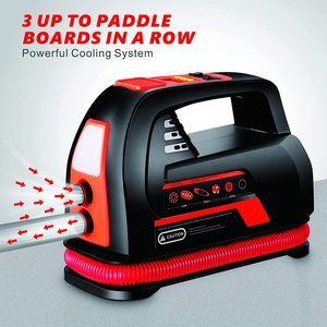 Clip de <span class=keywords><strong>batterie</strong></span> de voiture Portable eau surf SUP pompe de planche multi-fonction <span class=keywords><strong>gonfleur</strong></span> d'air plus rapide dégonflage pompe de planche à pagaie - Product Image 3