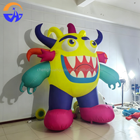 Monstre gonflable personnalisé, durable, facile à installer, coloré, pour Halloween, ambiance d'horreur, accessoire décoratif avec ventilateur intégré, en tissu Oxford
