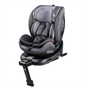 TZCYO Seggiolino Auto Convertibile di Lusso 3-in-1 per Neonati 0-7 Anni, Rotazione a 360 Gradi, <span class=keywords><strong>ISOFIX</strong></span>+Support Leg, ECE R129 <span class=keywords><strong>I</strong></span>-<span class=keywords><strong>size</strong></span>, Max 36kg, con Base - Product Image 3