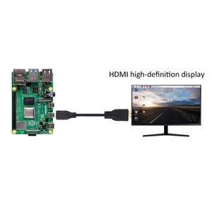 1.5米黑色微型UHdmi电缆同轴4k微型铜芯聚氯乙烯护套覆盆子皮<span class=keywords><strong>4</strong></span>监控麦克风DVD播放器 - Product Image 3