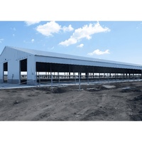 Estructura de Acero Prefabricada para Granjas, Establos para Vacas, Ovejas, Ganado, Lecherías, Cabras, Gallineros, Cobertizos para Cerdos