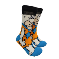 Chaussettes tendance pour hommes, personnages de dessins animés tricotés sur mesure, coton coloré, hiver, chaussettes amusantes unisexes