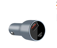 Penjualan laris adaptor pengisi daya mobil USB 100W 3 port pengisian cepat mobil QC3.0 telepon Universal