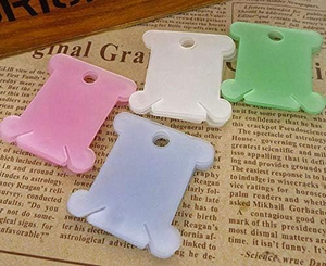 Support de rangement pour point de croix, plateau en plastique pour enrouler le fil à coudre, carte organisatrice pour bobines de fil à broder et fil artisanal - Product Image 3