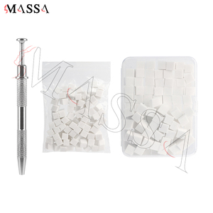 MASSA 100-Piece Pack Mini <strong>Nail</strong> Stamping Sponge Gradient Blending 1cm Sponge Cubes Stainless Steel Sponge Grabber <strong>Nail</strong> <strong>Tool</strong> - Product Image 6