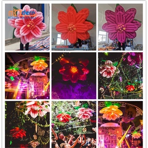 Dẫn chiếu sáng <span class=keywords><strong>Inflatable</strong></span> treo hoa bóng với tùy chỉnh kích thước và màu sắc 4-6ft cho quán bar - Product Image 3