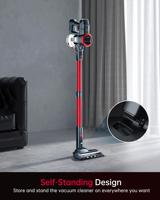 Aspirateur Cyclonique Sans Fil Personnalisé, Moteur Sans Balais, Aspiration 25Kpa, Sans Sac, Autoportant, Écran Tactile LED