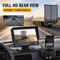 Hokevision - Miroir rétroviseur numérique portable avec écran LCD TFT couleur 9 pouces pour voiture, camion, bus