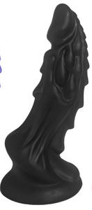 Şeffaf kristal şekilli Kirin büyük Penis kadın oyuncak Anal Plug PVC yetişkin ürün - Product Image 4