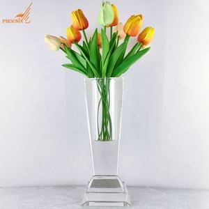 Jingpujiang — <span class=keywords><strong>grand</strong></span> <span class=keywords><strong>Vase</strong></span> à fleurs en verre Transparent <span class=keywords><strong>de</strong></span> haute qualité, <span class=keywords><strong>Vase</strong></span> décoratif pour la maison, pot <span class=keywords><strong>de</strong></span> fleurs en <span class=keywords><strong>cristal</strong></span> K9, 12.2 pouces - Product Image 4
