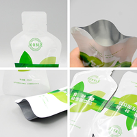 Klein formaat 45ml gestanste hangzakjes, voedselveilig, lekvrij, voor probiotische dranken, fruitsap supplementen, vloeibare navulzakjes, groothandel OEM