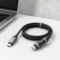Câble USB C à charge rapide Toocki 240W, multi-brins, charge stable, type C vers type C, cordon de charge pour téléphone et tablette