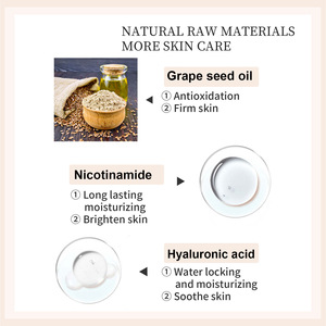 Prebase de maquillaje, hidratante premaquillaje, corrector de imperfecciones, iluminador de piel, suavizante, de larga duración, no se corre fácilmente. - Product Image 3