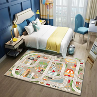Washable Custom Kids Carpet Play Rug Non Slip Floor Kids Area Rugs for Kids Children Carpet