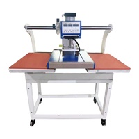 Presse à chaud double station à glissière verticale pour transfert DTF, séchage d'encre DTG, sublimation, machine de transfert thermique pour t-shirts et vêtements