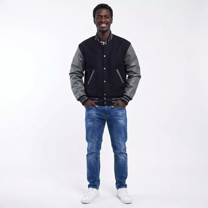 New Design Fashion Loose Varsity <b>Jackets</b> Chenille Patches Letterman College Bomber <b>Baseball</b> <b>Men's</b> <b>Jackets</b> Puffer <b>Jacket</b> - Product Image 1