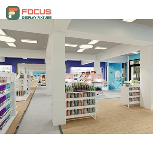 High End Wig Display Cabinet Wood Glass Multi Layer Shelf Drawer Hairpiece Display Cabinet Unit - Product Image 2