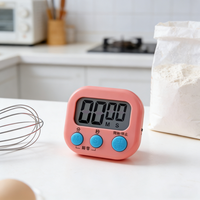 Minuteur multifonction avec rappel de révision, gestion du temps d'étude pour étudiants, horloge électronique de cuisine avec alarme