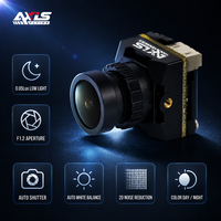 Caméra FPV analogique HD Axisflying C2 1200TVI, capteur CMOS 1/4, 5-40V PAL NTSC, grand angle 16:9, certifiée CE/FCC pour drone de course